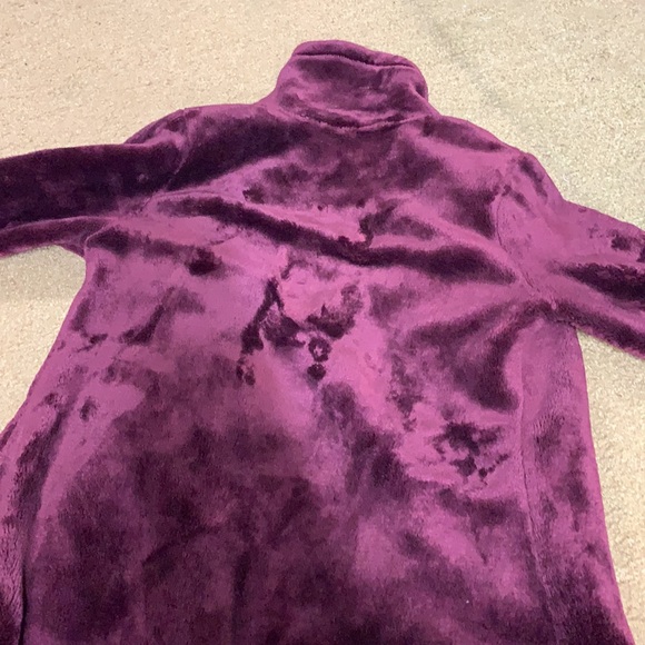 Burgundy faux fur size small 32 degrees heat brand. - Picture 8 of 8